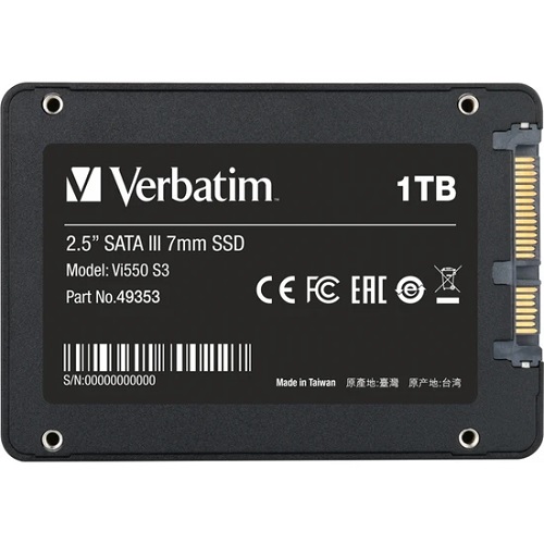 VERBATIM VI550 S3 2.5 1TB SATA3 520/400 SSD     