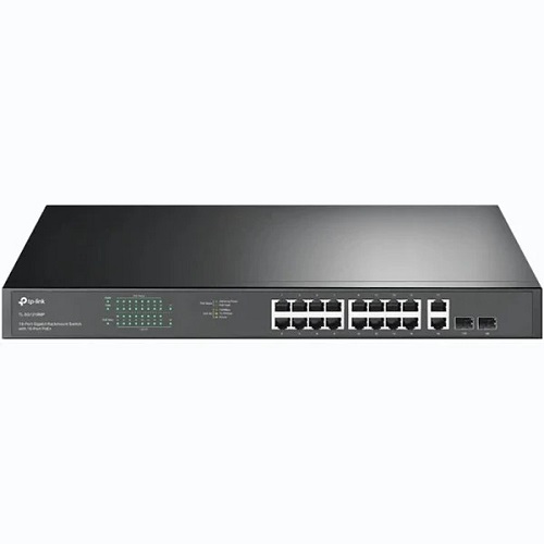 TP-LINK TL-SG1218MP 16 Port 10/100 2x Port Co...