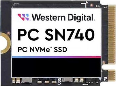 WD SN740 2280 256GB NVME PCIE M.2. 5150/4850 SSD (Kutusuz) SDDQNQD-256G Gen4x4