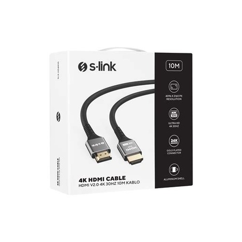 S-LINK SLX-HD4K10 19+1 HDMI TO HDMI ( 10 M...