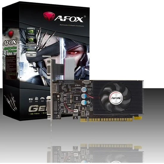 AFOX Nvidia 2GB GeForce GT730 DDR3 128 Bit AF730-2048D3L6 HDMI DVI VGA