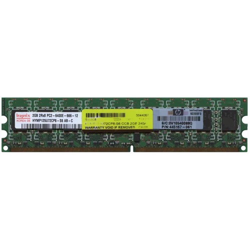 HYNIX 2GB 800Mhz DDR2 2Rx8 Server Ram HYMP125U72CP8-S6 PC2-6400E -666-12