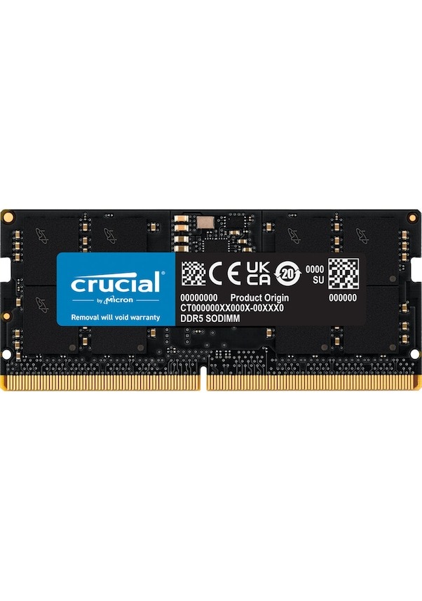 CRUCIAL 16GB DDR5 5200Mhz CL42 Notebook Ram CT16G52C42U5 (1.1V)