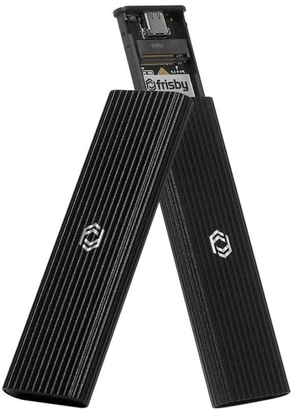 FRISBY FHC-M2305 USB3.1 Type-C M2 PCIe NVMe Harddisk Kutusu