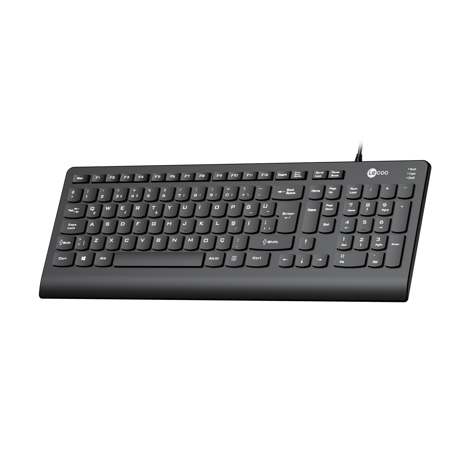 LENOVO LECOO KB103 Q Usb Standart Siyah Klavye