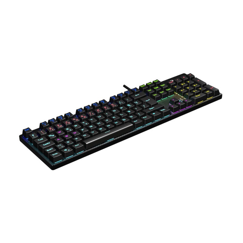 LENOVO LECOO KG1101 Q TRK Usb+Makro Tuşlu Mekanik+Blue Switch RGB Aydınlatmalı Gaming Klavye