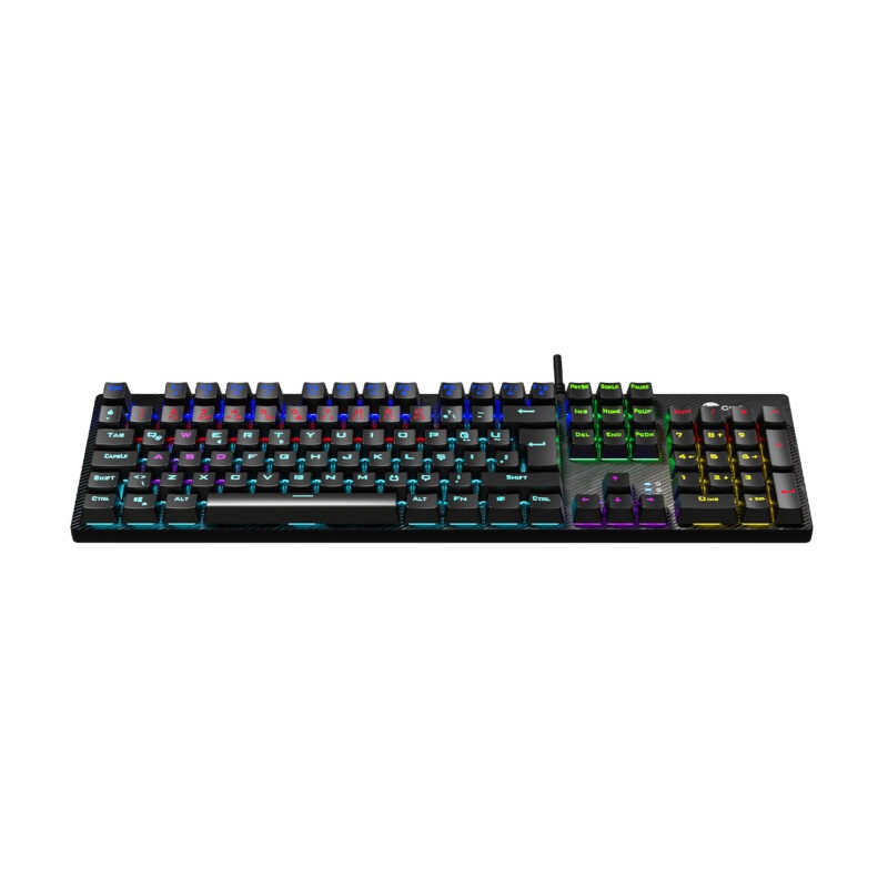 LENOVO LECOO KG1101 Q TRK Usb+Makro Tuşlu Mekanik+Blue Switch RGB Aydınlatmalı Gaming Klavye