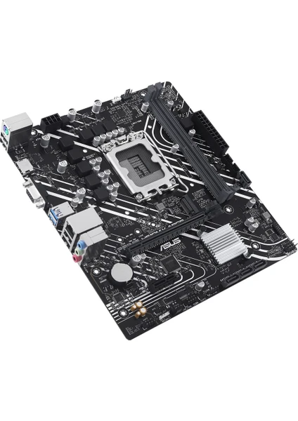 ASUS PRIME H610M-K ARGB DDR5 5600MhZ VGA HDMI GLAN M.2 1700P USB 3.2 Gen1 (12-13-14. Nesil)