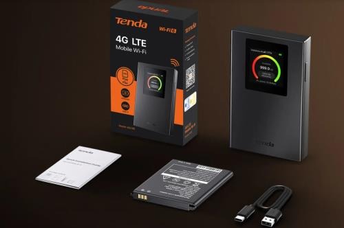 TENDA 4G185 (MF6) Kablosuz-USB 4G LTE Mobil Router Sim Kart Slotlu