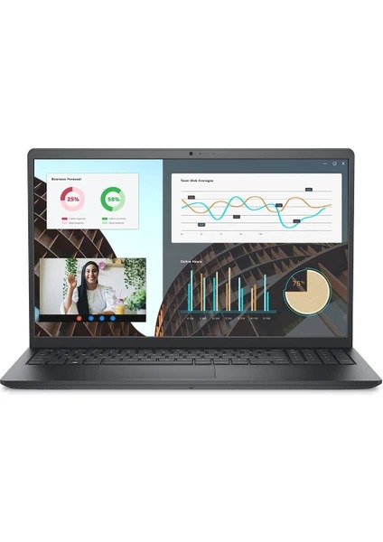 DELL Vostro 3530 N3409PVNB3530U i5 1334U 16GB 512GB SSD 15.6  Ubuntu Tanabilir Bilgisayar
