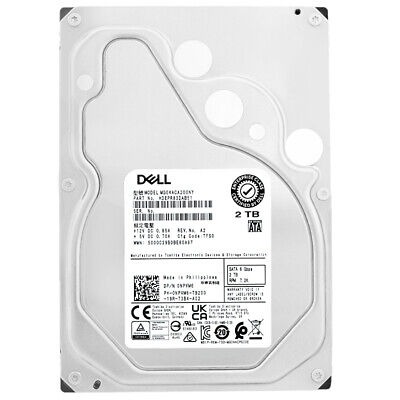 DELL 3.5 MG04 2TB 7200 RPM 128MB SATA III PC HDD MG04ACA200NY