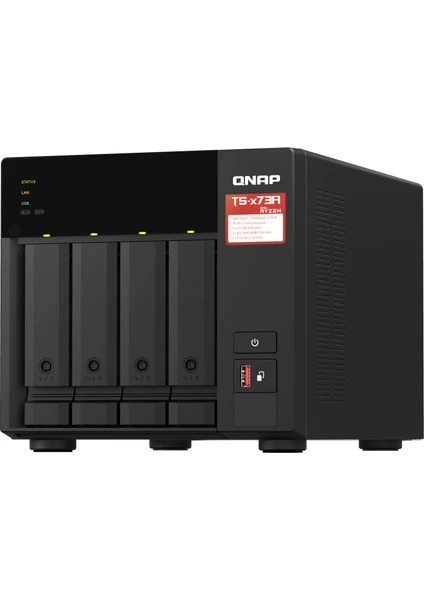 QNAP TS-473A-8GB 4-BAY All in One Turbo Nas Cihaz