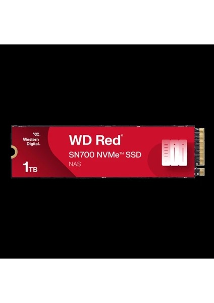 WD RED SN700 1TB PCIe Gen3 x4 NVMe M.2 3430/3000 WDS100T1R0C SSD SERVER VE NAS IIN ENTERPRISE