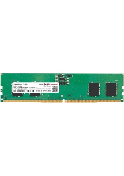 TRANSCEND 8GB DDR5 4800Mhz CL40 Pc Ram (JM4800ALG-8G)