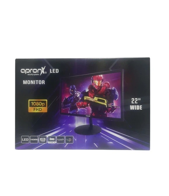 APRONX 22 APX-NW22 VGA+HDMI Led Monitr