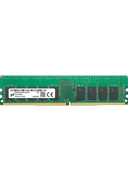 MICRON 16GB 3200Mhz DDR4 1RX8 ECC UDIMM Server Ram MTA9ASF2G72AZ-3G2F1ZL