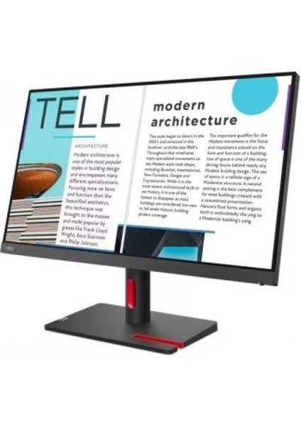 LENOVO 24,5 S25E-30 63E0KAT4TK VA PANEL KURUMSAL 4Ms 75Hz VGA HDMI VESA FULL HD WLED MONITR