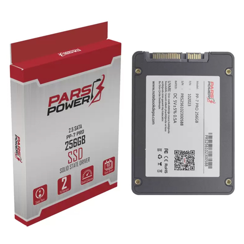PARS POWER PP-7 PRO 2.5 256GB SATA III 500MB-450MB/S SSD