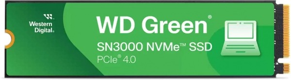 WD GREEN SN3000 1TB M.2 5000/4200MB/S Nvme SSD WDS100T4G0E