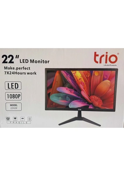 TRO 22 TR-22WS 1080P VGA+HDMI Led Monitr (KARGO UCRETI ALICIYA AIT)