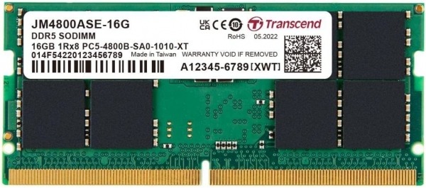 Transcend 16GB DDR5 4800Mhz Notebook Ram