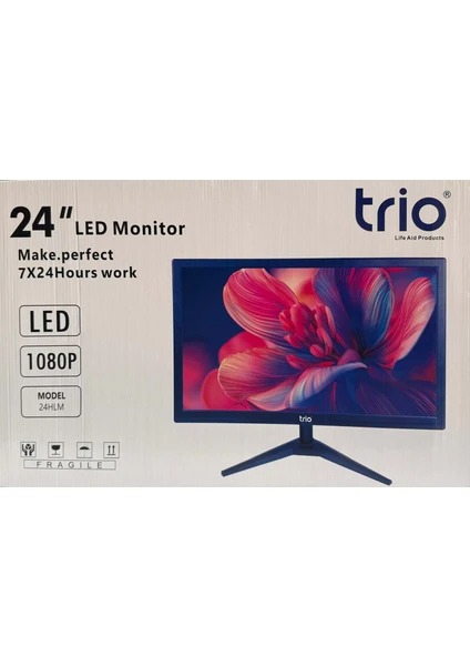 TRO 24 TR-24WS 1080P VGA+HDMI Led Monitr (KARGO UCRETI ALICIYA AIT)