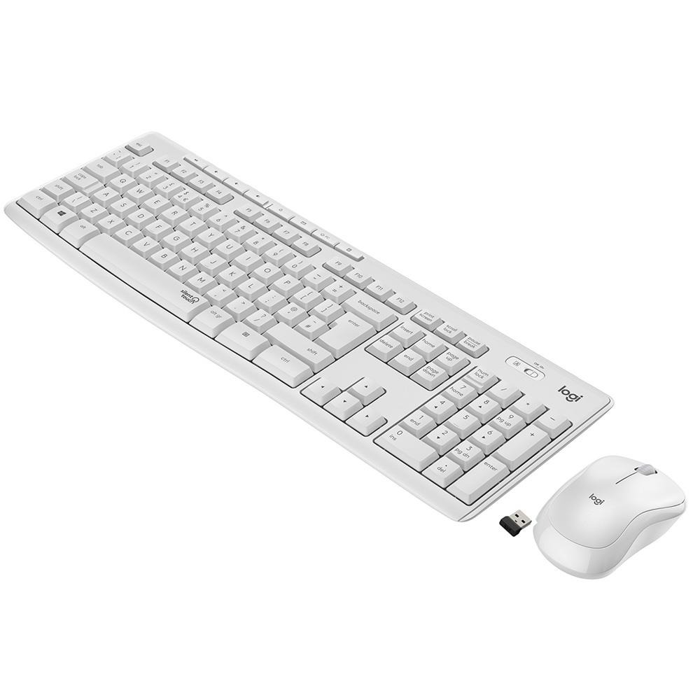 Logitech MK295 Q Kablosuz Usb Beyaz Multim...
