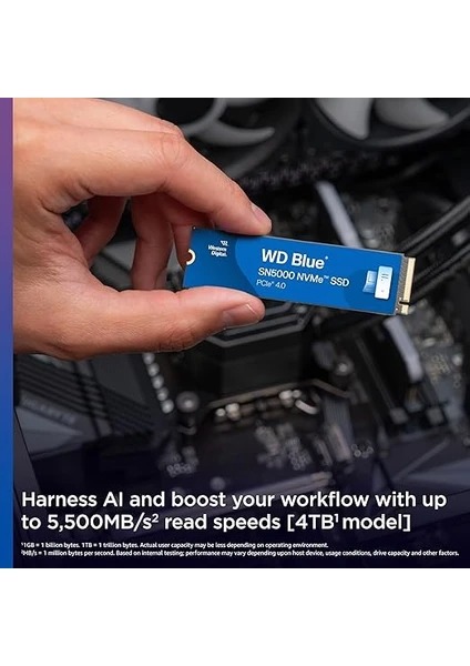 WD SN5000S 2280 512GB NVME M.2 5000/4000 MB/s Gen 4 SSD (Kutusuz)