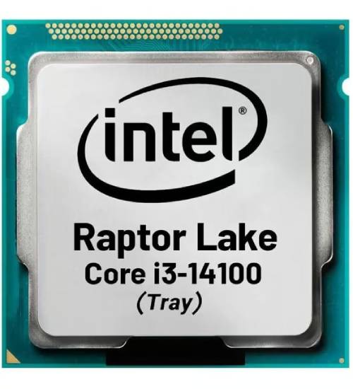 INTEL CORE i3 14100 4 CORE 4.7 GHZ 12MB 1700P 60W TRAY (KUTUSUZ) (FANSIZ) (14. Nesil) (VGA)
