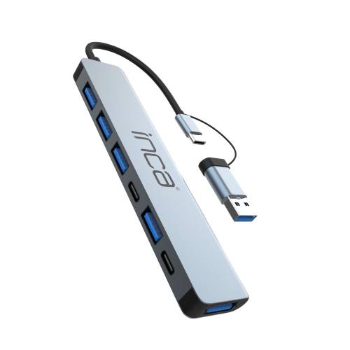 INCA IUTP-7T USB+TYPE-C USB 3.0+4X USB 2.0...