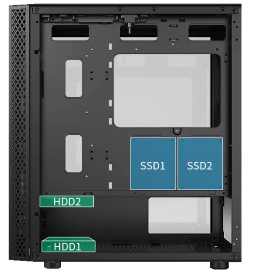 AZTECH SKY LINE AZT302B 600W TEMPERLİ CAM+MESH 4XRGB FAN+USB3.0 GAMING KASA SIYAH