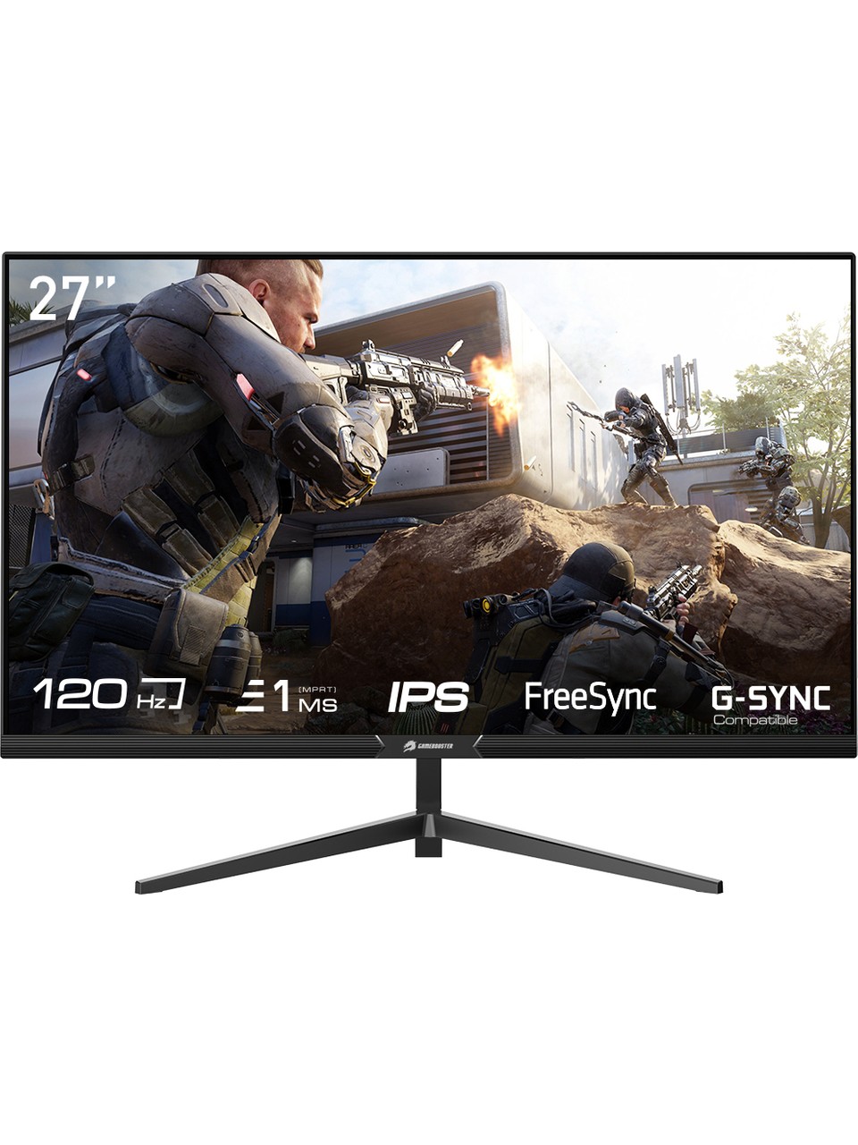 GAMEBOOSTER 27 GB-2712FF IPS FREESYNC,G-SYNC 1Ms 120Hz HDMI+DP FHD GAMING MONITÖR