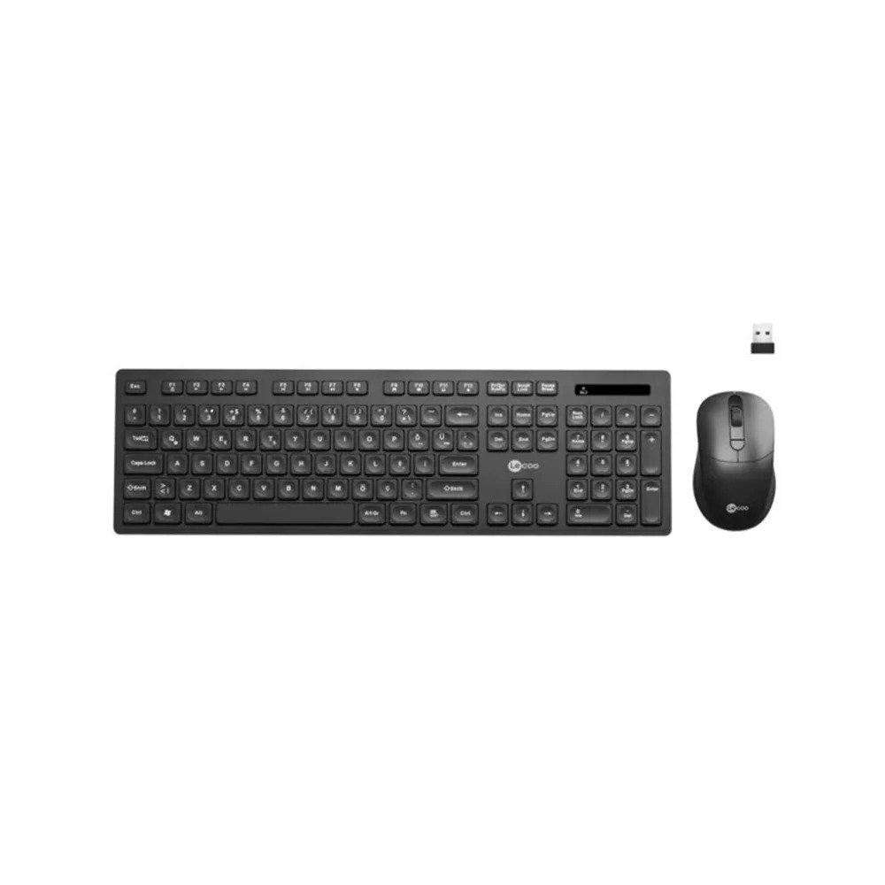 LENOVO LECOO Türkçe Q Kablosuz Siyah Klavy...