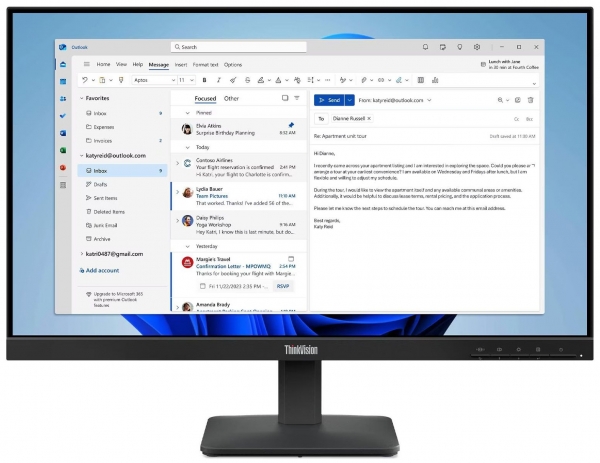 LENOVO 23.8 THINKVISION S24-4E 64B5KAT1TK ...