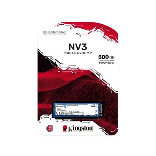 KINGSTON NV3 500GB M.2 NVMe PCIe 5000-3000...
