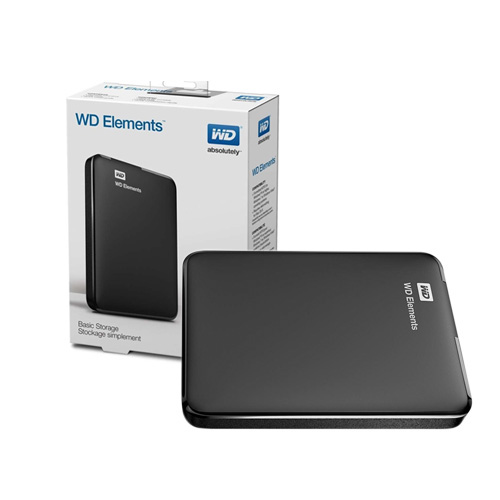 WD 2.5 ELEMENTS 4TB USB 3.0 EXTERNAL HDD SYAH WDBU6Y0040BBK-WESN