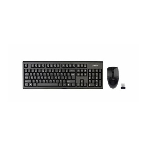 A4 TECH 4100 Q Kablosuz Siyah Multimedya Klavye/Mouse Set