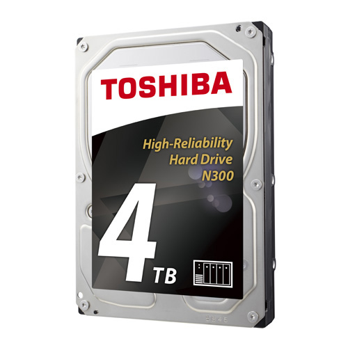 TOSHIBA 3.5 N300 4TB 7200RPM 256MB SATA3 NAS HDD HDWG440UZSVA