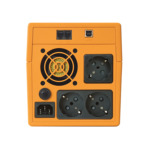 MAKELSAN LION 1200 VA Line Interactive 5-10 Dk. Lcd Ekran UPS 2*12V 7AH