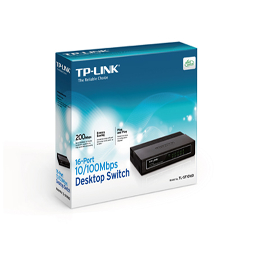 TP-LINK TL-SF1016D 16 Port 10/100 Switch