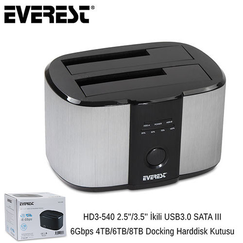 EVEREST 2.5 - 3.5 HD3-540 Sata III Usb 3.0 Hd...