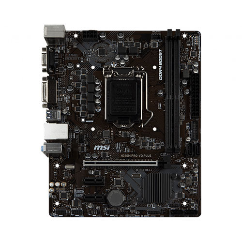MSI INTEL H310M PRO-VD PLUS DDR4 2666 DVI VGA GLAN 1151P (8-9. Nesil)