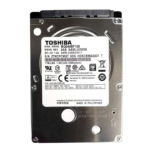 TOSHIBA 2.5 1TB 5400 RPM 8MB SATA NOTEBOOK HD...