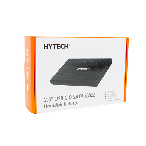 Hytech 2.5 HY-HDC20 Sata Usb 2.0 Harddisk Kutusu Siyah