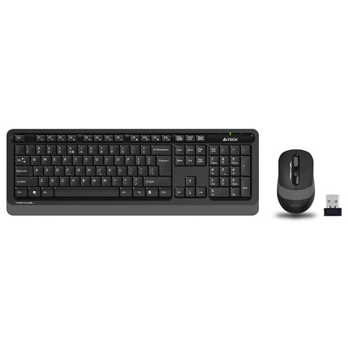 A4 TECH FG1010 Q Kablosuz Gri Multimedya Klavye/Mouse Set