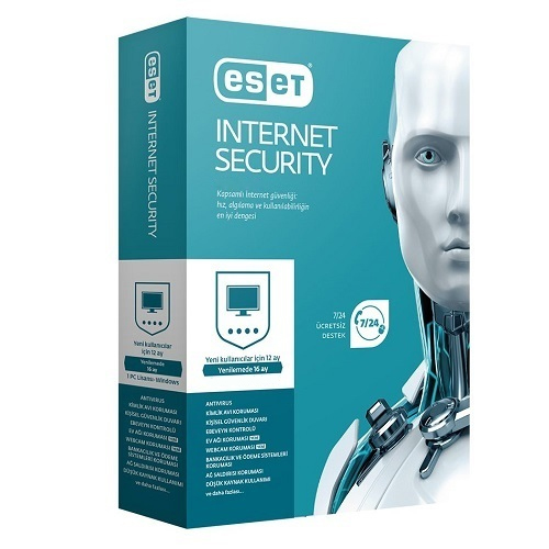 ESET NOD32 Internet Security Trke 3 Kullanc 1 Yl Box