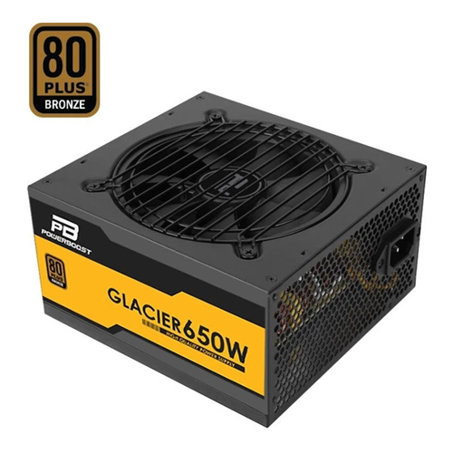 POWERBOOST GLACıER BST-ATX650B 650W 80+ Bronze Semi Modüler ATX Psu 12 Cm Fan Kutulu