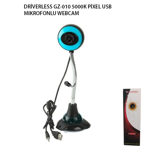 DRVERLESS GZ-010 5000K PXEL USB MIKROFONLU WEBCAM