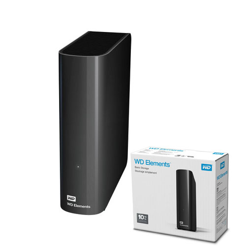 WD 3.5 ELEMENTS 10TB USB 3.0 TAINABLR DISK SYAH WDBWLG0100HBK-EESN