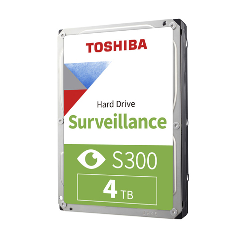 TOSHIBA 3.5 S300 4TB 5400RPM 256MB SATA3 Gvenlik HDD HDWT840UZSVA (Gvenlik 7/24)